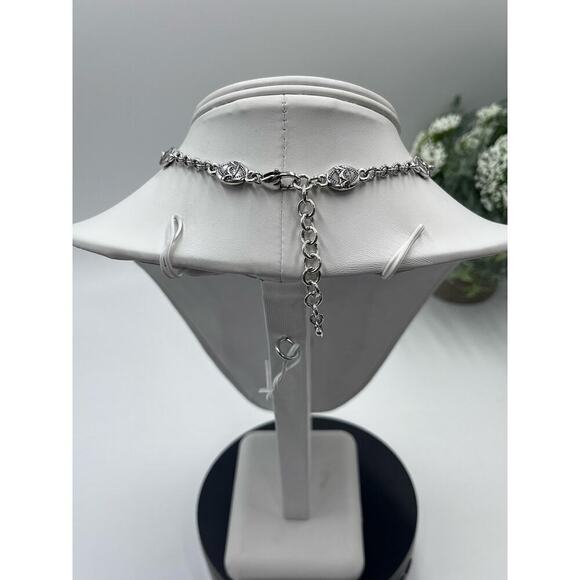 Brighton SWINGING SIXTIES Silver
Tone Ovals Chunky Statement
Necklace - Picture 8 of 11